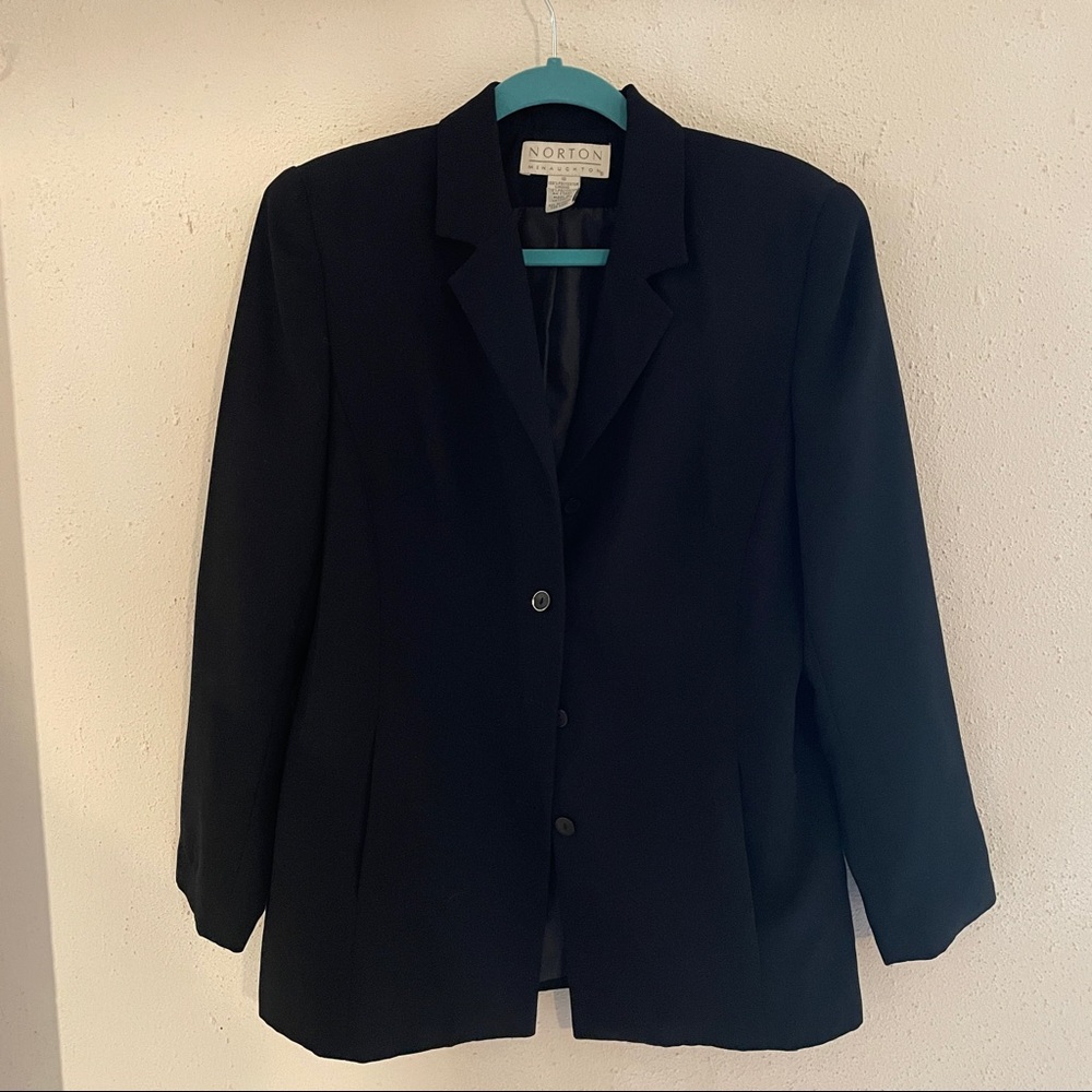 norton mcnaughton Black Blazer